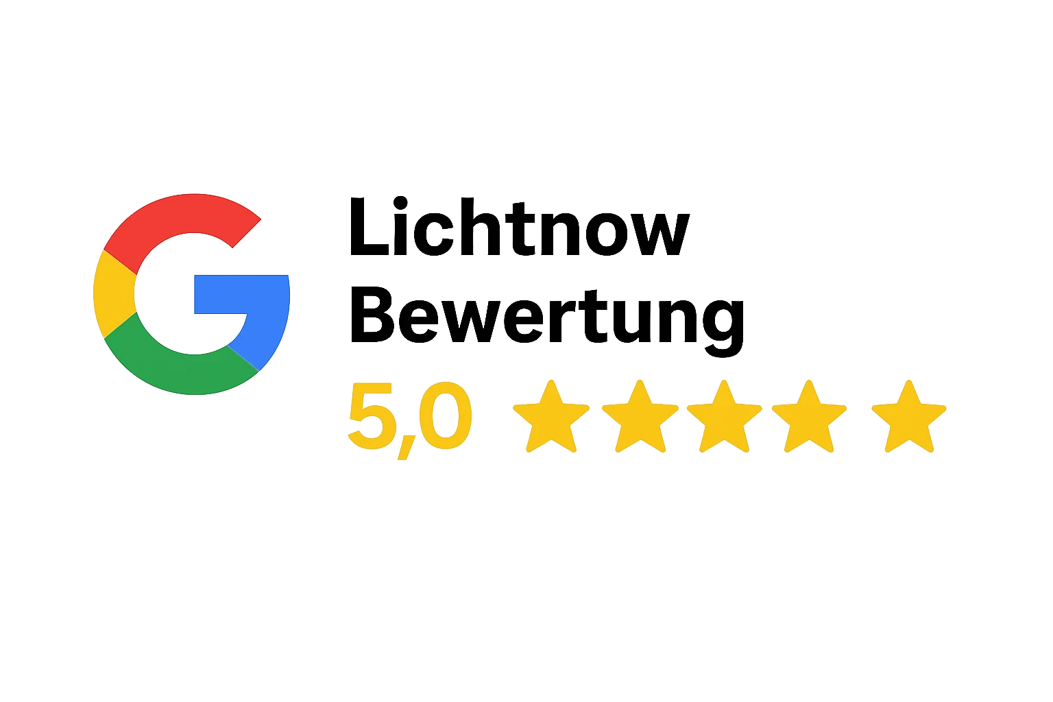 5 Sterne Google Bewertung - Klicken um alle Bewertungen zu sehen